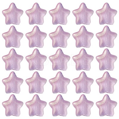 Transparent Spray Painted Glass Beads GLAA-FS0001-62B-1