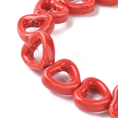 Handmade Porcelain Beads Strands PORC-Z002-01I-1