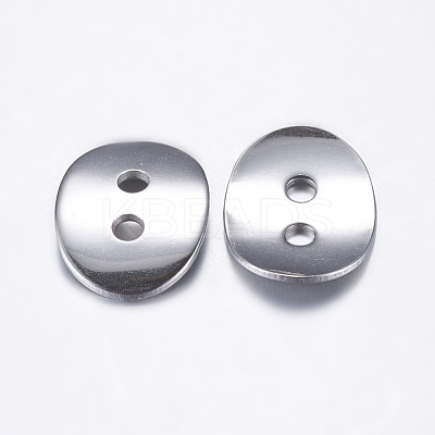 Tarnish Resistant 304 Stainless Steel Buttons STAS-L198-04P-1