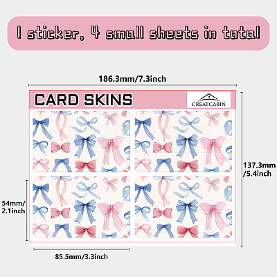 Rectangle PVC Plastic Waterproof Card Stickers DIY-WH0432-352-1
