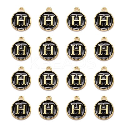Golden Plated Alloy Charms ENAM-S118-02H-1