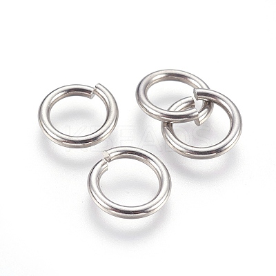 Tarnish Resistant 304 Stainless Steel Saw Cut Open Jump Rings STAS-P212-25P-18-1