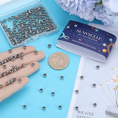 304 Stainless Steel Spacer Beads STAS-SC0006-87C-1