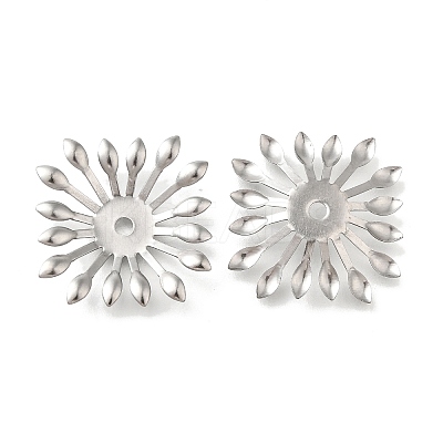 304 Stainless Steel Bead Caps LS-STAS-B087-10H-P-1