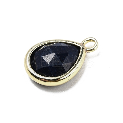 Natural Dyed Lapis Lazuli Faceted Pendants G-U019-05G-07-1