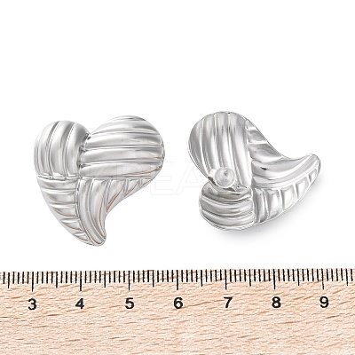 304 Stainless Steel Stud Earrings for Women EJEW-K306-03P-1