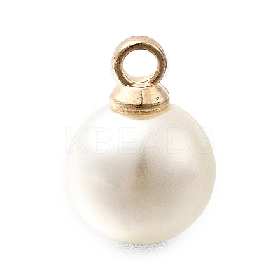 ABS Plastic Imitation Pearl Pendants FIND-H052-01E-01KCG-1