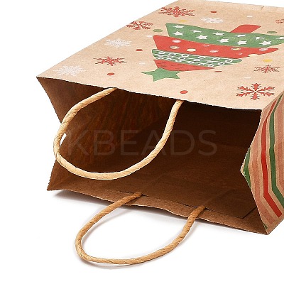 Christmas Theme Rectangle Paper Bags LS-CARB-F011-01B-1