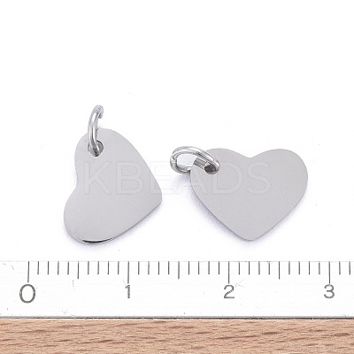 Tarnish Resistant 201 Stainless Steel Stamping Blank Tag Charms STAS-S105-T618-1-1