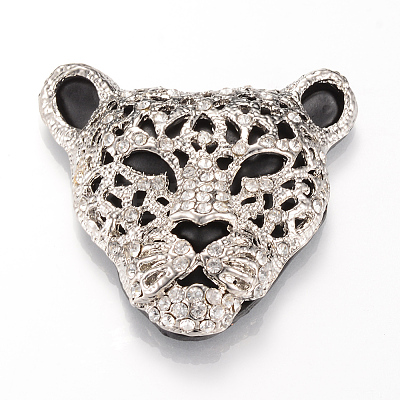 Alloy Rhinestone Pendants X-PALLOY-R094-11-1