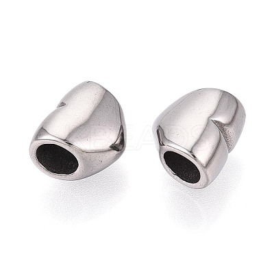 304 Stainless Steel European Style Large Hole Beads STAS-T072-141P-1