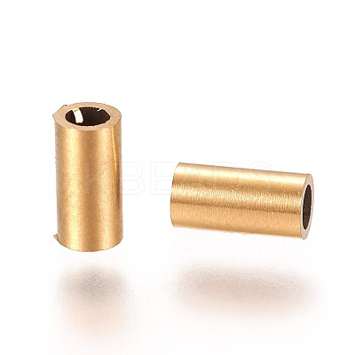 Ion Plating(IP) 304 Stainless Steel Tube Beads X-STAS-L216-23E-G-1
