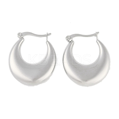 Non-Tarnish 304 Stainless Steel Hoop Earring EJEW-C103-02P-1