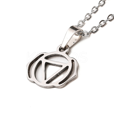 Non-Tarnish Stainless Steel Pendants Necklaces NJEW-K267-01H-P-1