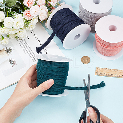1 Roll Flat Polycotton Hollow Cord OCOR-BC0005-99C-1