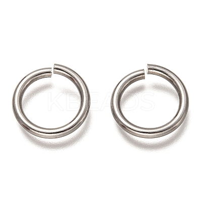 Non-Tarnish 304 Stainless Steel Open Jump Rings X-STAS-H136-06C-P-1