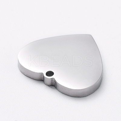 Non-Tarnish 304 Stainless Steel Stamping Blank Tag Charms STAS-G215-12-P01-1