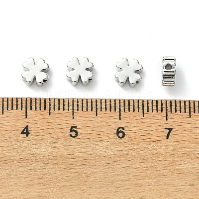 SHEGRACE Brass Clover Beads XGRPCU751-302P-1