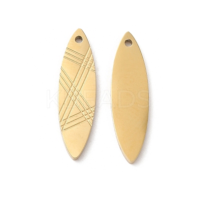 Ion Plating(IP) 316L Surgical Stainless Steel Pendants STAS-H213-06G-1