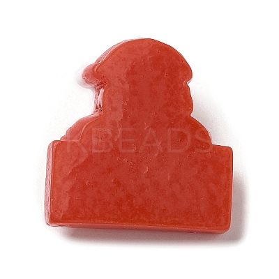 Christmas Theme Opaque Resin Cabochons LS-RESI-E043-01C-1