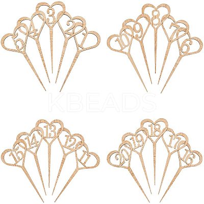 Table Number Card AJEW-GA0001-25-1
