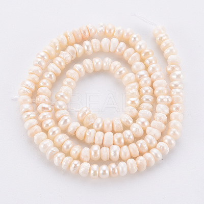 Natural Cultured Freshwater Pearl Beads Strands PEAR-N010-005-1
