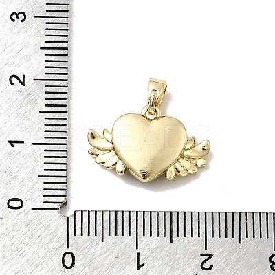 Brass Micro Pave Cubic Zirconia Pendants KK-H089-28G-01-1