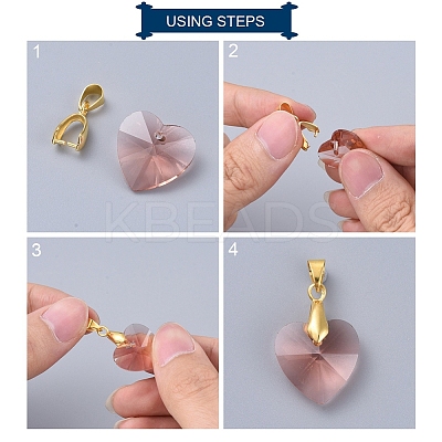 Brass Pinch Bails LS-KK-T029-51G-1