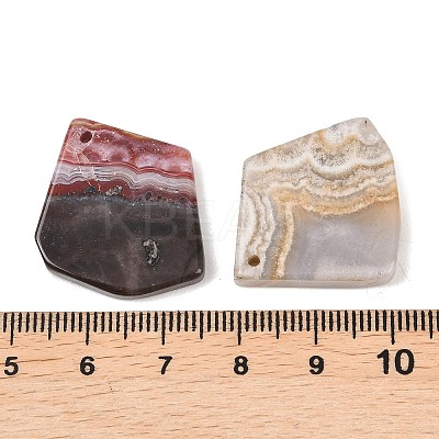 Natural Mexican Agate Pendants G-K381-22-1
