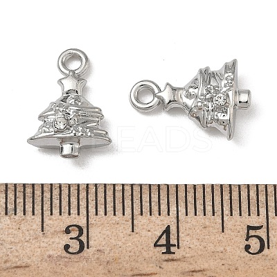 Christmas Alloy Crystal Rhinestone Pendants FIND-L026-01G-P-1