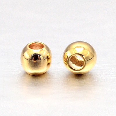Brass Round Spacer Beads X1-KK-L147-197-3mm-NR-1