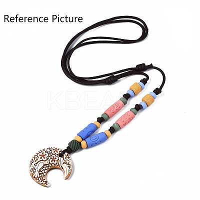 Handmade Porcelain Big Pendants PORC-T006-33-1