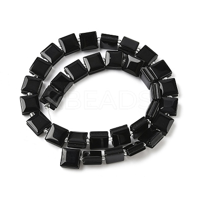 Natural Obsidian Beads Strands G-F802-B05-01-1