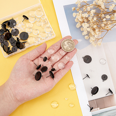 DIY Stud Earring Finding Making Kit DIY-DC0001-36-1