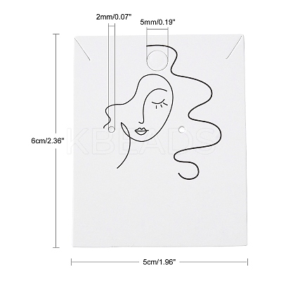 Cardboard Jewelry Display Cards CDIS-H002-01B-01-1