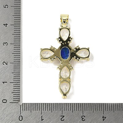 Natural Lapis Lazuli Pendants G-P585-04G-06-1