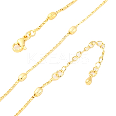 Brass Satellite Chains Necklaces for Women NJEW-D302-67G-1