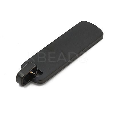 Ion Plating(IP) Rectangle 304 Stainless Steel Mirror Polished Finish Stamping Blank Tag Pendants STAS-H317-09B-1