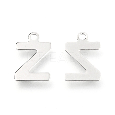 Non-Tarnish 201 Stainless Steel Charms STAS-C021-06P-Z-1