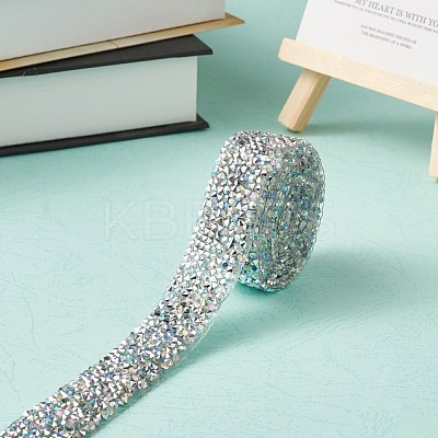 Glitter Resin Hotfix Rhinestone(Hot Melt Adhesive On The Back) OCOR-TAC0004-C-01-1