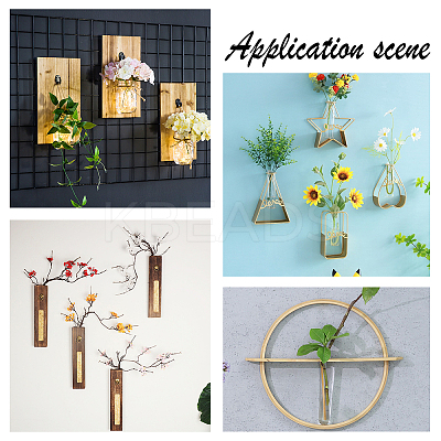 2Pcs 2 Styles Wall Mounted Flower Tube FIND-CA0002-28-1
