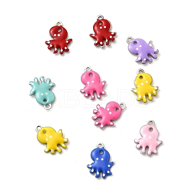 304 Stainless Steel Enamel Charms LS-STAS-Q363-14H-P-1