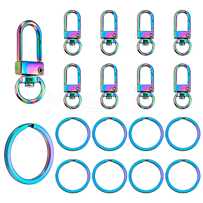 10Pcs Zinc Alloy Swivel Clasps FIND-PH0027-09-1
