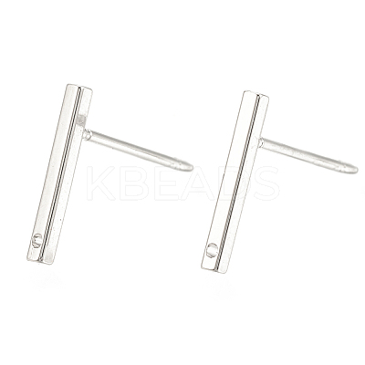 Brass Stud Earring Findings KK-S345-252P-1