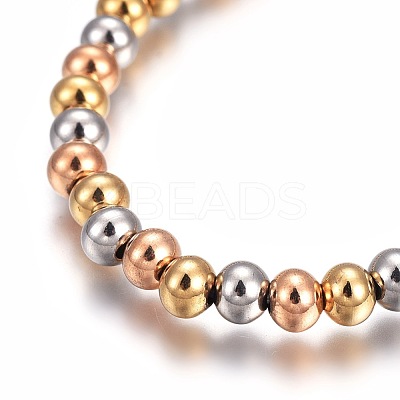 201 Stainless Steel Stretch Bracelets BJEW-F363-01M-1