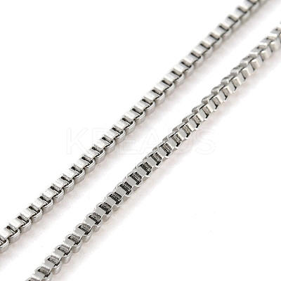 Non-Tarnish 304 Stainless Steel Add a Bead Adjustable Box Chains Bracelets for Women BJEW-M307-01A-P-1