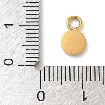 Ion Plating(IP) 304 Stainless Steel Enamel Charms STAS-G351-03G-1