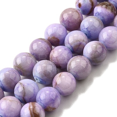 Natural Dyed Marble Beads Strands G-D315-A01-02-8mm-1