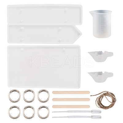 DIY Doorplate Silicone Mold Kits DIY-TA0008-32-1