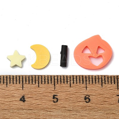 Halloween Handmade Polymer Clay Sprinkles Mix X-CLAY-M005-13-1